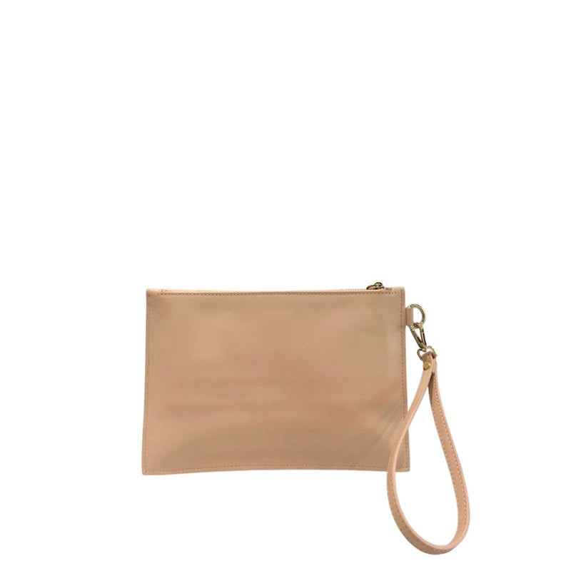 Clutch Femme Twinset en Polyuréthane Rose