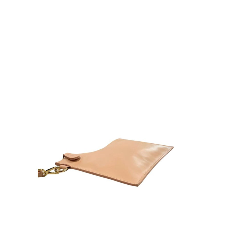Clutch Femme Twinset en Polyuréthane Rose