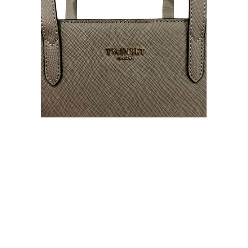 Sac à épaule Twinset Grey PU pour femmes