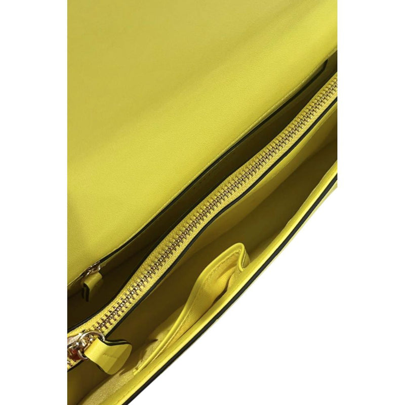 Sac à épaule Twinset jaune en PU pour femme