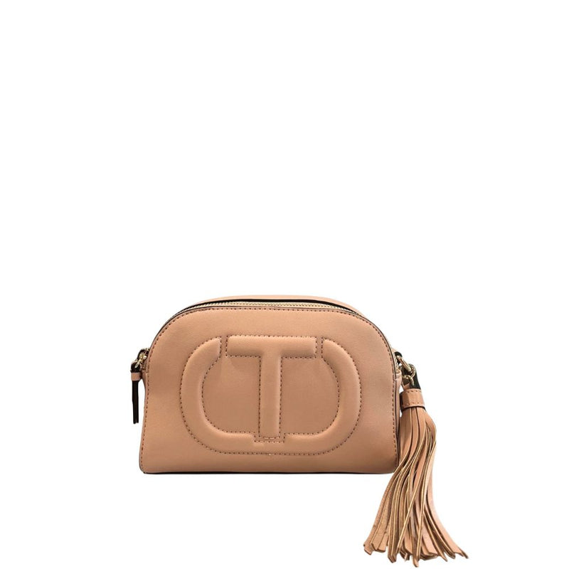 Twinset Pink Faux Leather Crossbody Bag for Women