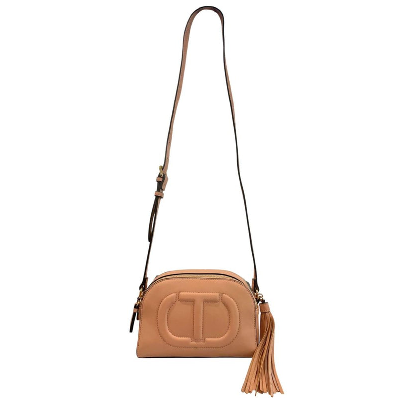 Twinset Pink Faux Leather Crossbody Bag for Women