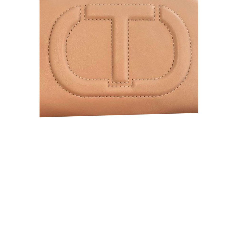 Twinset Pink Faux Leather Crossbody Bag for Women
