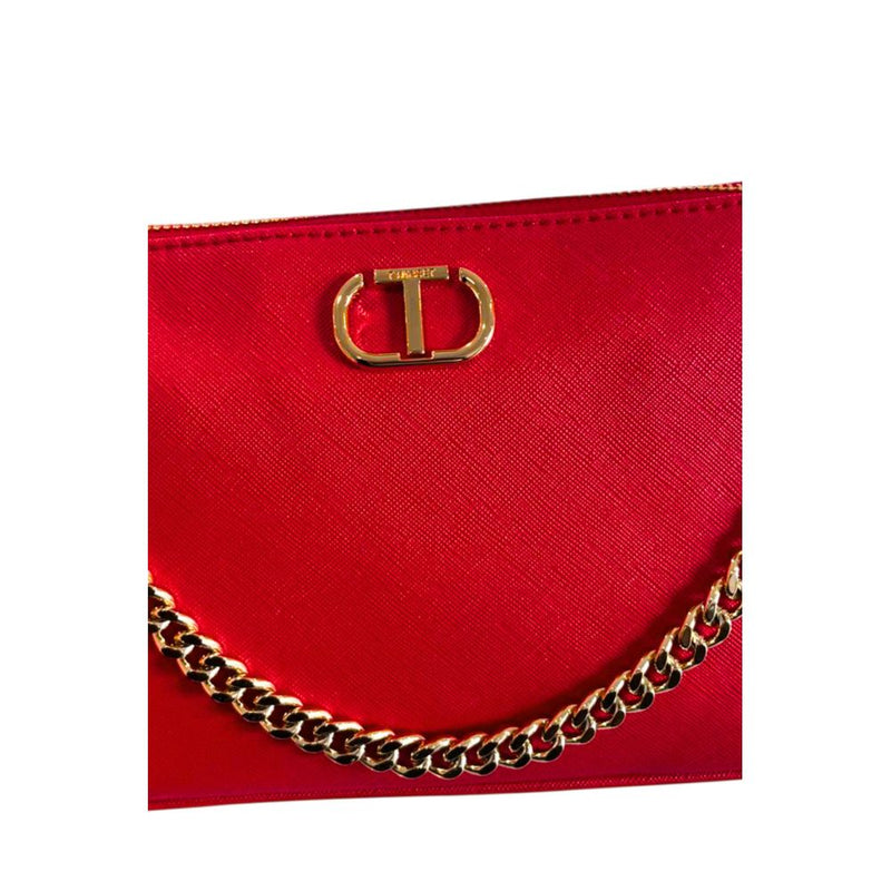 Twinset Red PU Women Crossbody Bag - Stylish & Functional