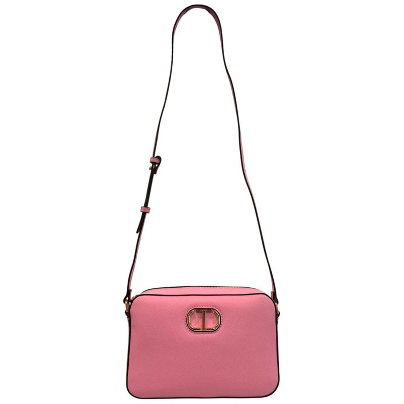 Sac à bandoulière en PU rose Twinset pour femmes