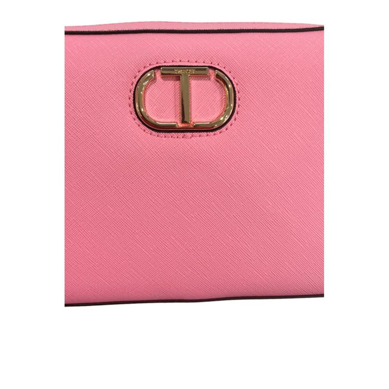 Sac à bandoulière en PU rose Twinset pour femmes