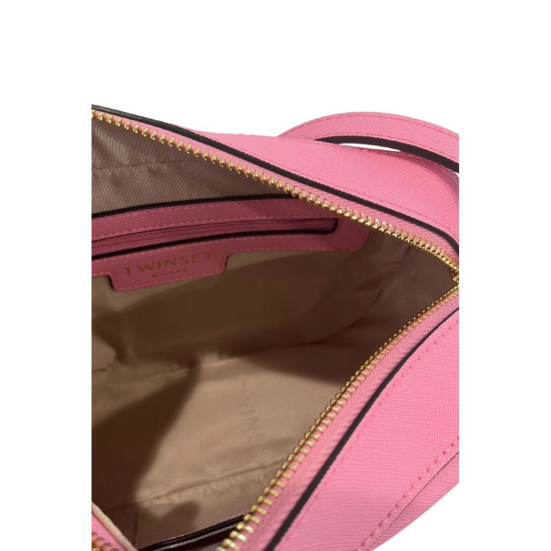 Sac à bandoulière en PU rose Twinset pour femmes
