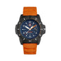 Luminox Orange Rubber Sport Watch