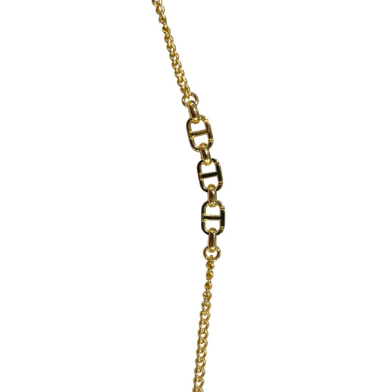 Twinset Beige PU Mini Chain Shoulder Bag for Women