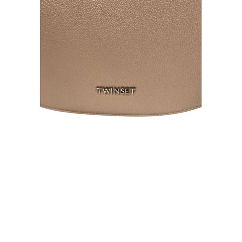 Sac à épaule en PU rose Twinset pour femmes