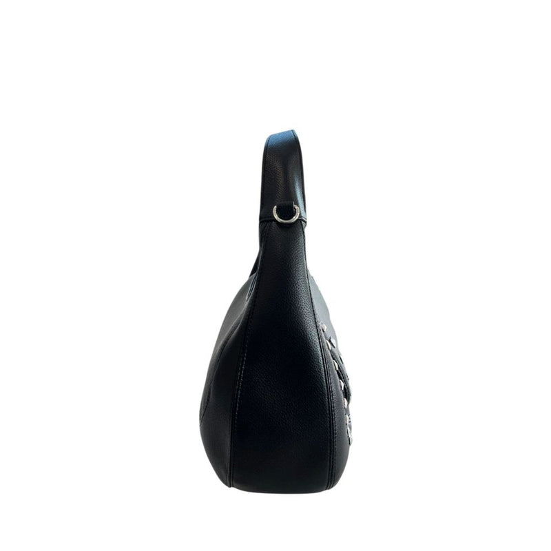 Sac à bandoulière en PU noir Twinset pour femmes