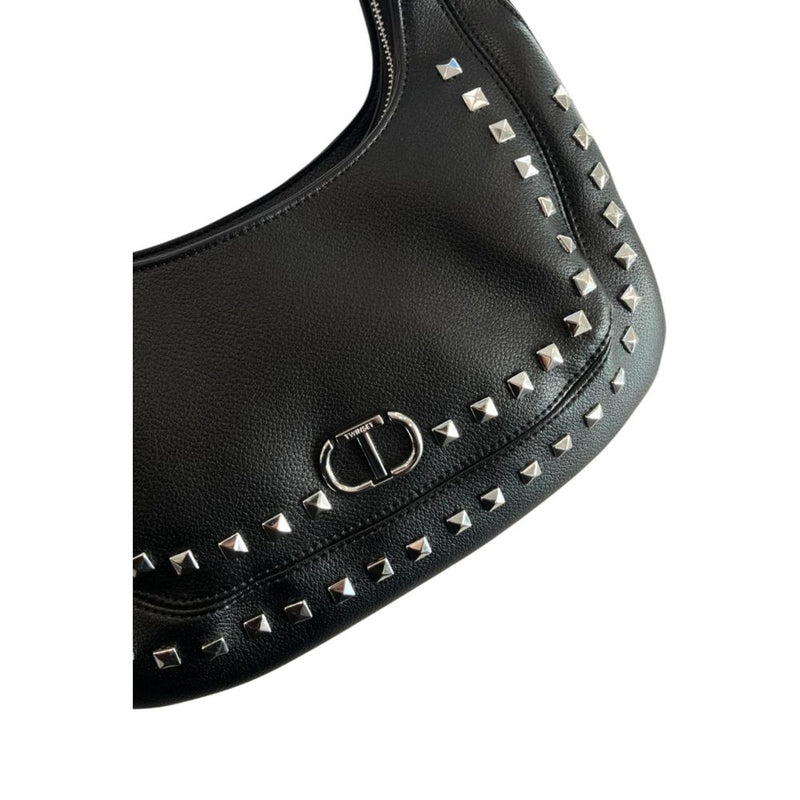 Sac à bandoulière en PU noir Twinset pour femmes