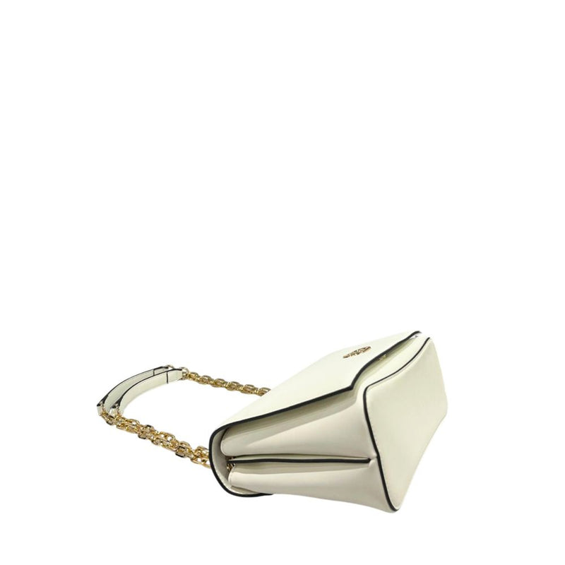 Twinset White PU Chain Crossbody Bag for Women