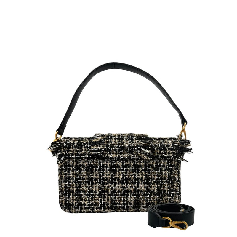 Sac à épaule en PU noir Twinset pour femmes