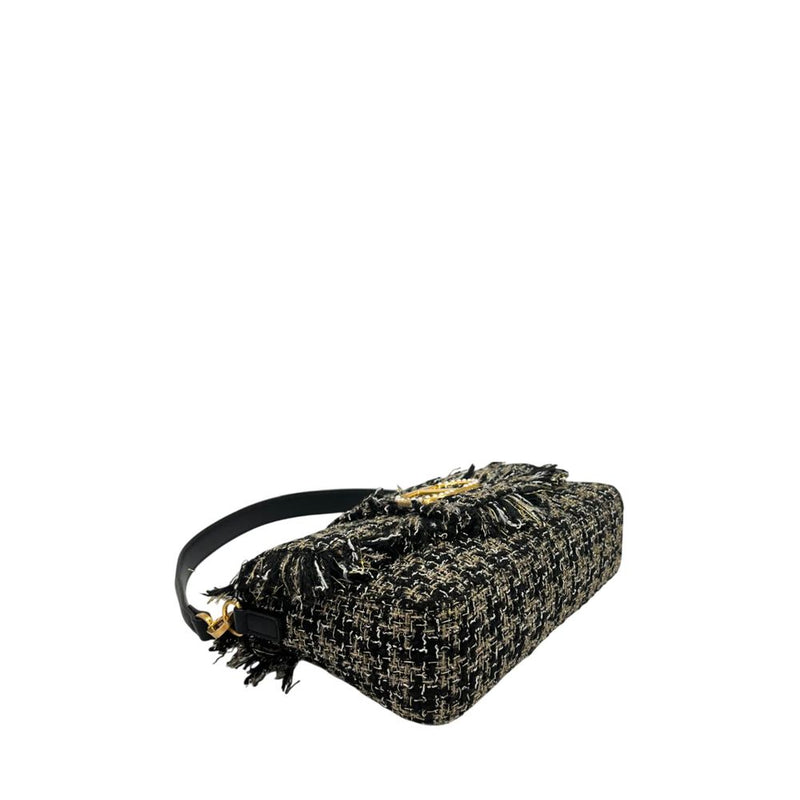 Sac à épaule en PU noir Twinset pour femmes