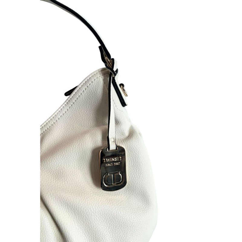 Sac à épaule Femme Twinset en PU Blanc