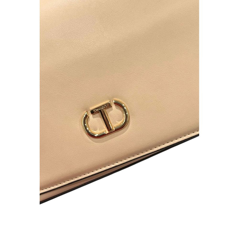 Twinset Pink PU Women Crossbody Bag - Chic & Elegant