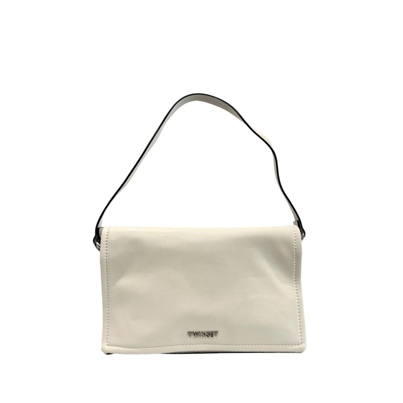 Twinset White Polyethylene Clutch Bag - Élégance et Praticité