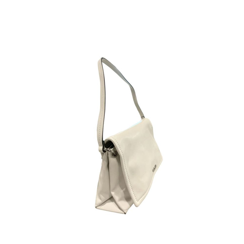 Twinset White Polyethylene Clutch Bag - Élégance et Praticité