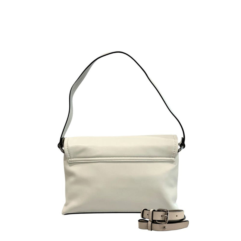 Twinset White Polyethylene Clutch Bag - Élégance et Praticité