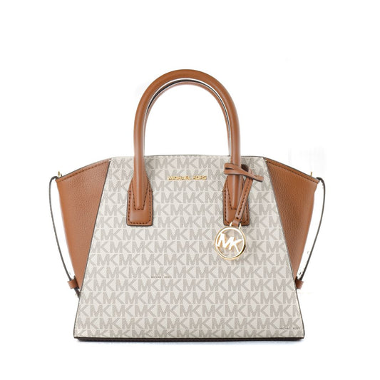 Michael Kors Beige Canvas Handbag - Stylish & Versatile