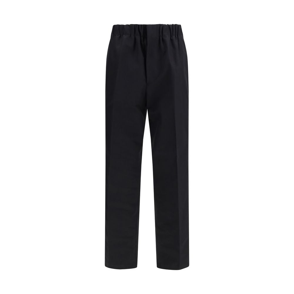 Jil Sander pantalon décontracté en coton noir