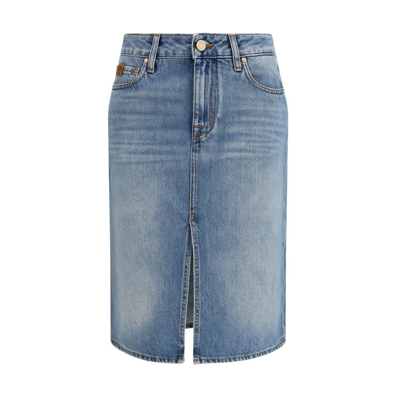 Jupe en jean bleu Jacob Cohen
