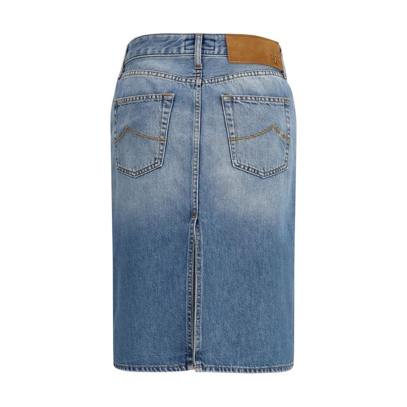 Jupe en jean bleu Jacob Cohen