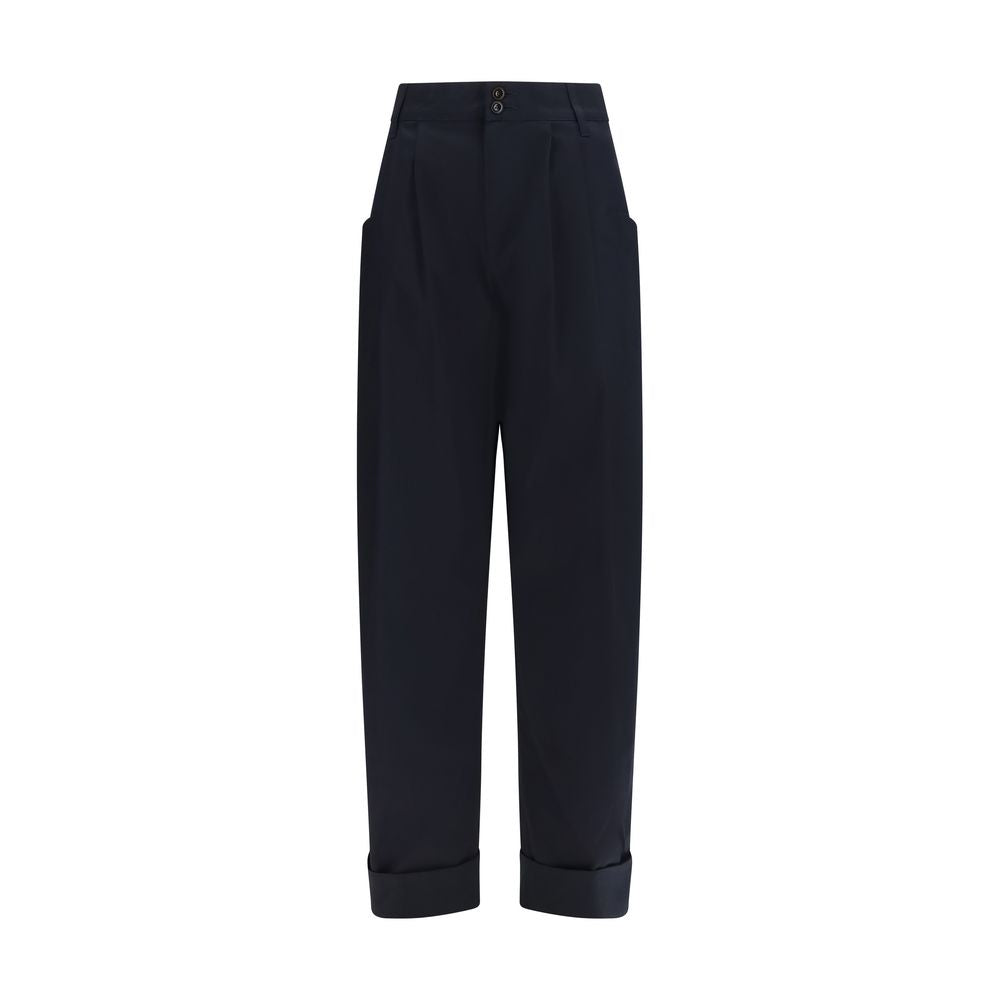 Jacob Cohen Lindsay Barrel Wide Pants - Blue Cotton