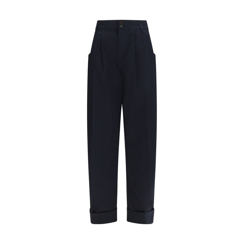 Jacob Cohen Lindsay Barrel Wide Pants - Blue Cotton