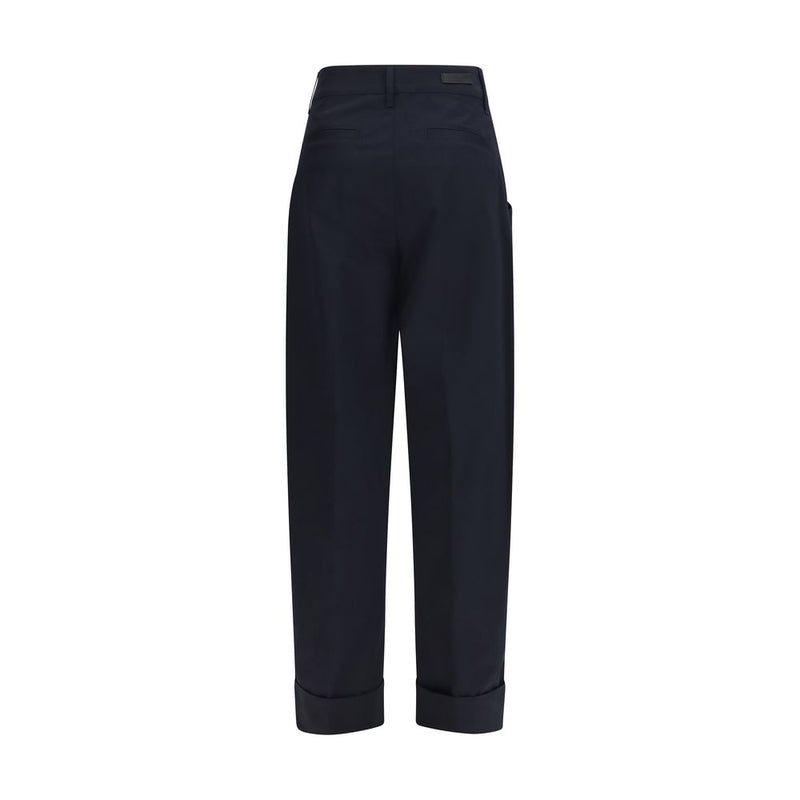 Jacob Cohen Lindsay Barrel Wide Pants - Blue Cotton