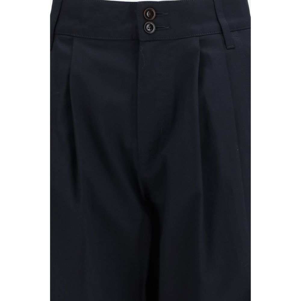 Jacob Cohen Lindsay Barrel Wide Pants - Blue Cotton