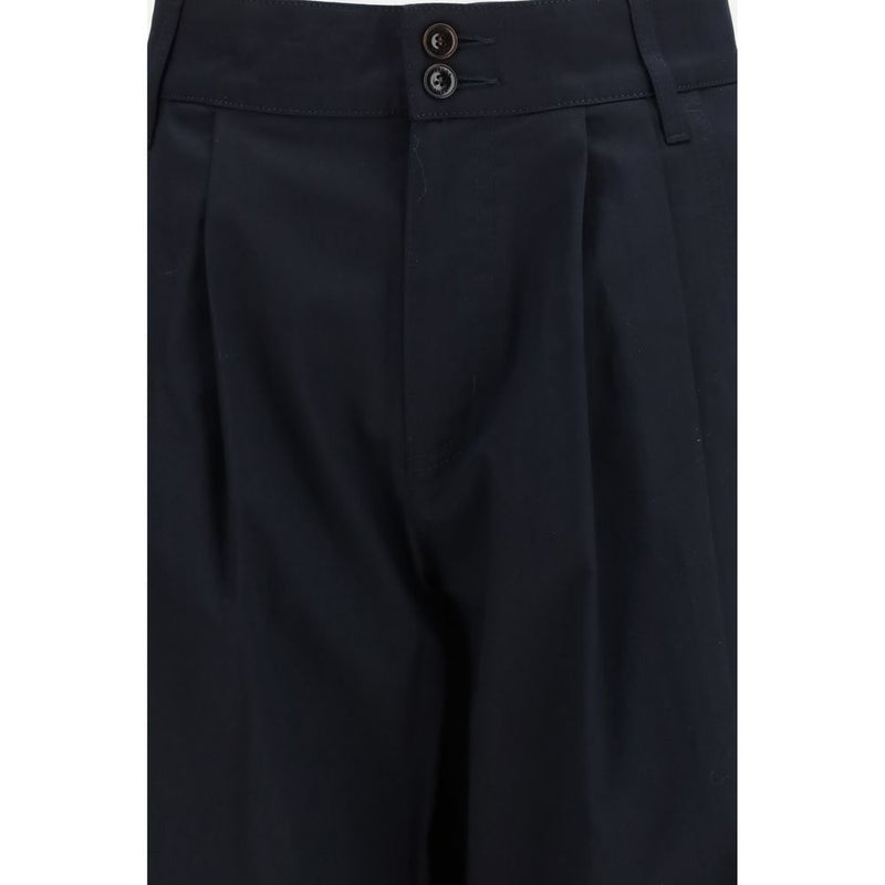 Jacob Cohen Lindsay Barrel Wide Pants - Blue Cotton