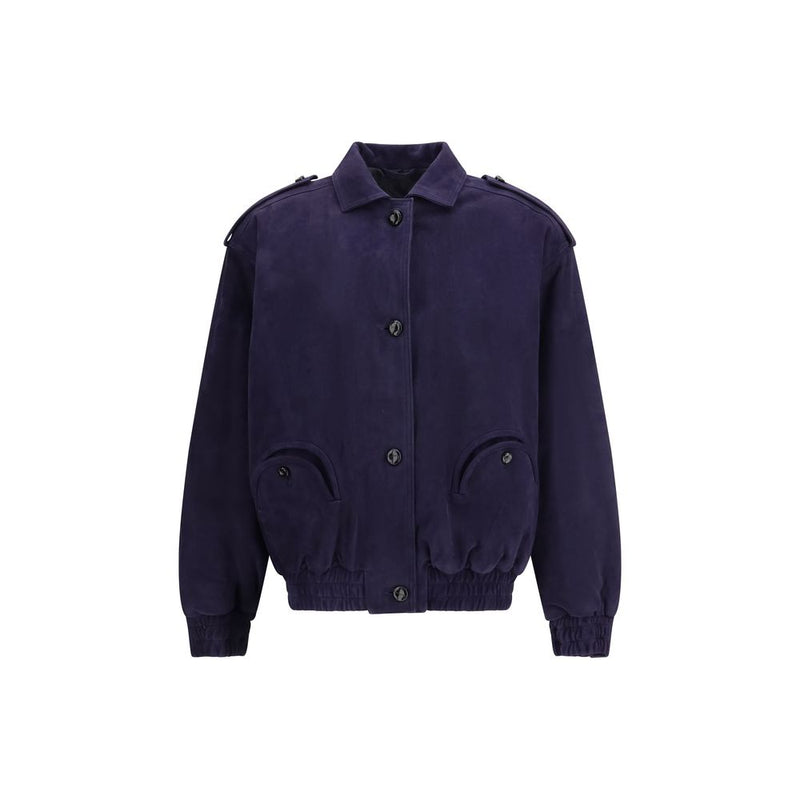 Blazé Milano Blue Lamb Ovis Aries Bomber Jacket