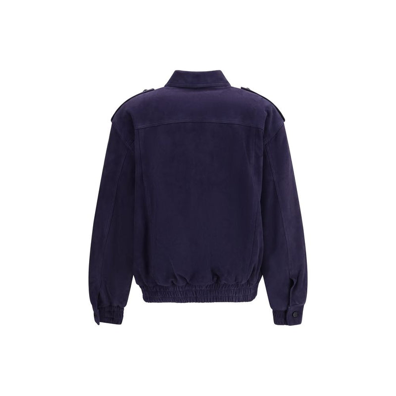 Blazé Milano Blue Lamb Ovis Aries Bomber Jacket