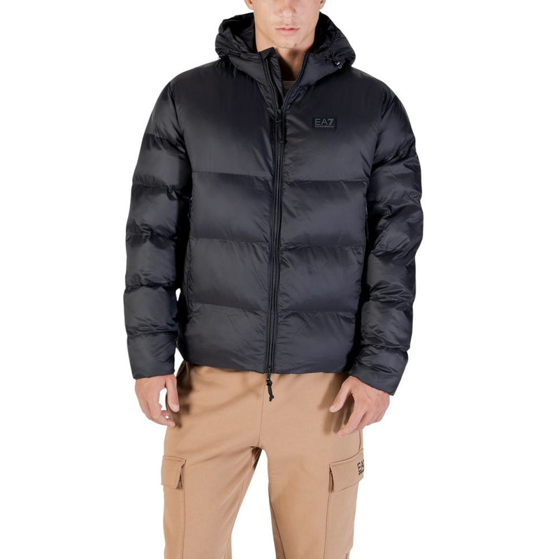 EA7 Emporio Armani Zwarte Polyamide Bomber