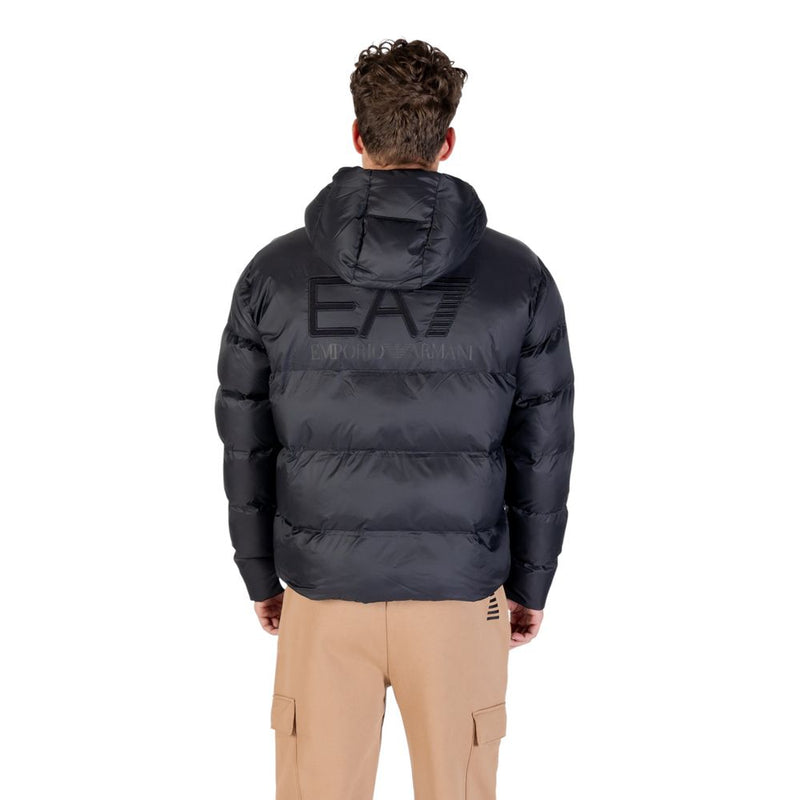 EA7 Emporio Armani Zwarte Polyamide Bomber