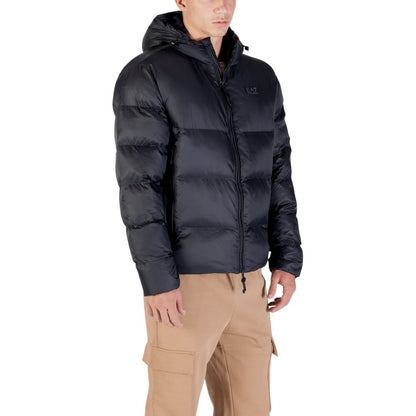 EA7 Emporio Armani Zwarte Polyamide Bomber