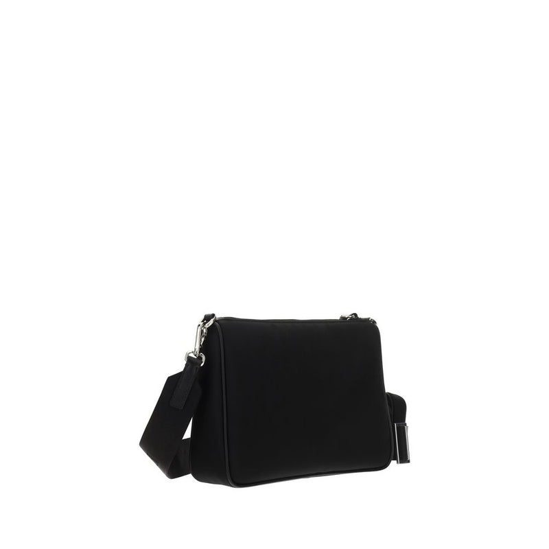 Sac bandoulière Prada Bos Taurus en cuir de veau noir
