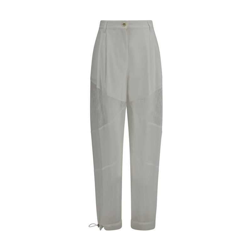 PINKO Nacy White Polyester Casual Pants for Women