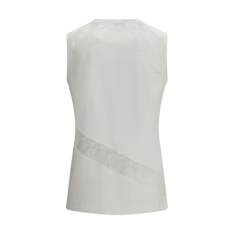 PINKO Top Molly - Chemise en Coton Blanc pour Femme
