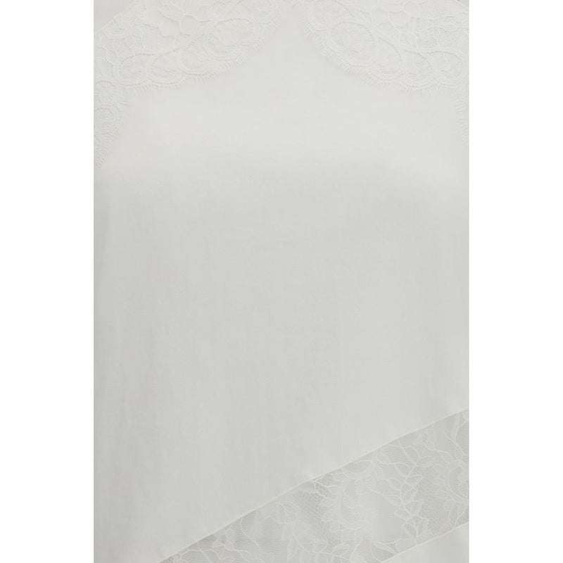 PINKO Top Molly - Chemise en Coton Blanc pour Femme