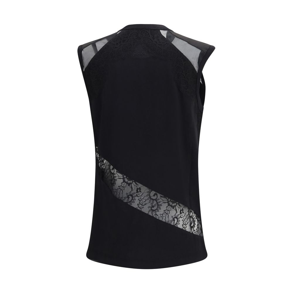 PINKO Top Molly - Blouse en Coton Noir pour Femme