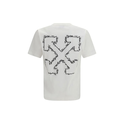 T-shirt en coton blanc cassé