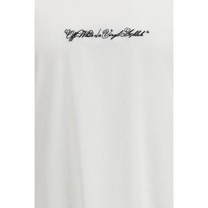 T-shirt en coton blanc cassé