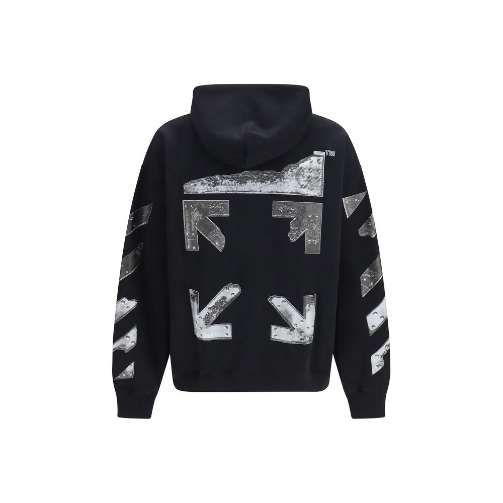 Off-White Metal Arrow Black Cotton Sweatshirt