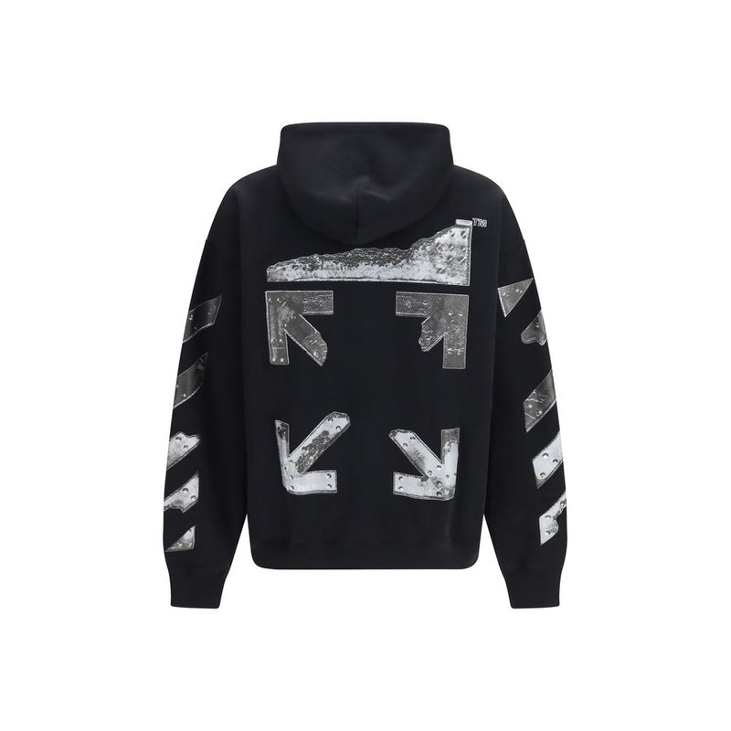 Off-White Metal Arrow Black Cotton Sweatshirt