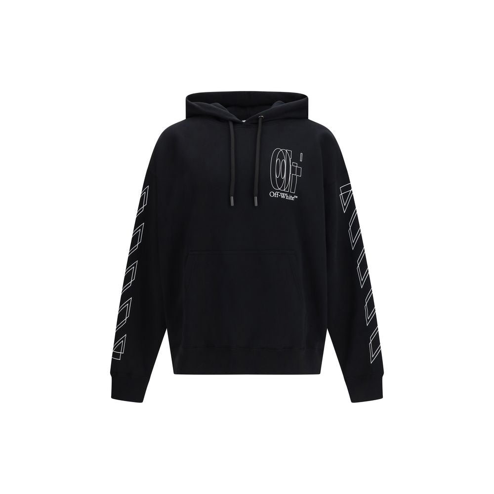 Off-White Big Double Arrow Black Cotton Sweatshirt