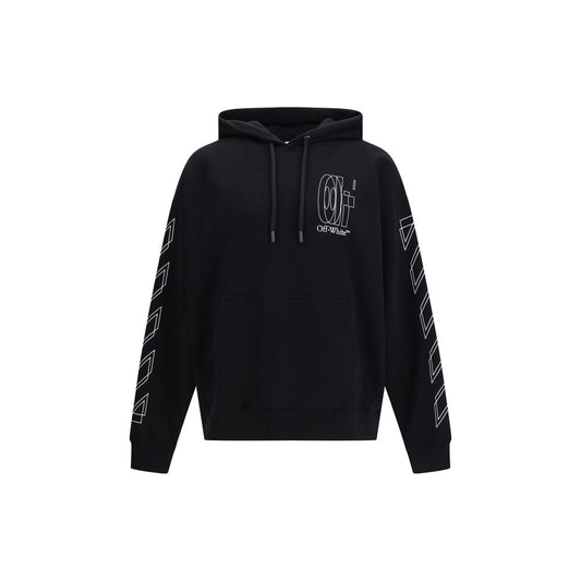 Off-White Big Double Arrow Black Cotton Sweatshirt