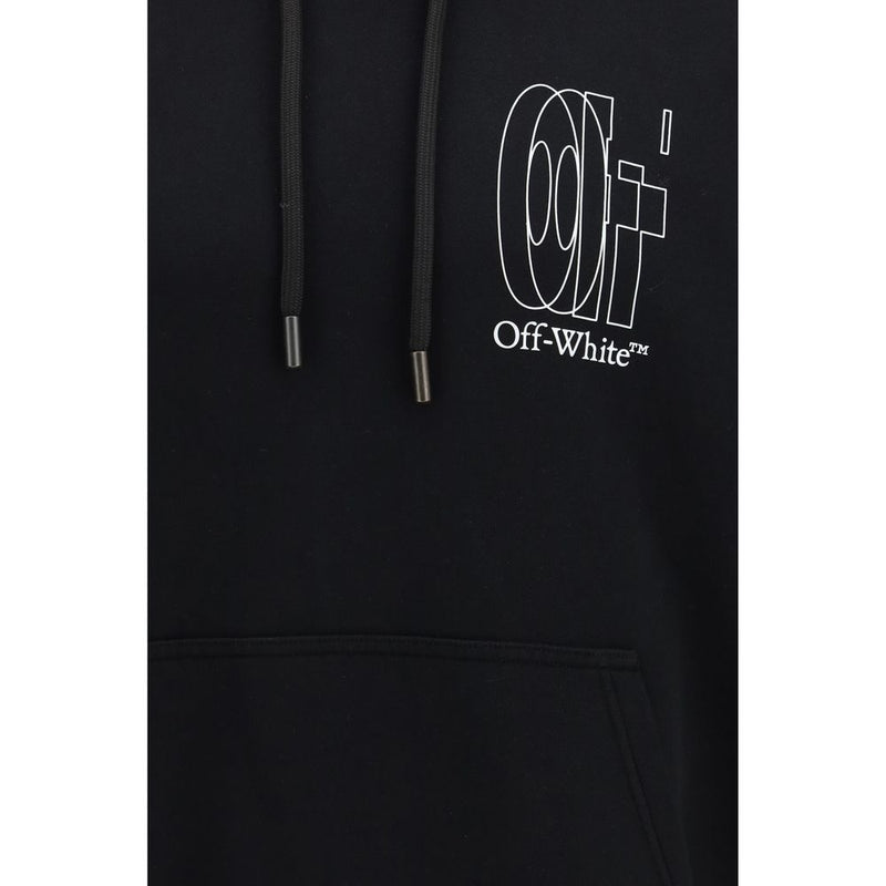 Off-White Big Double Arrow Black Cotton Hoodie